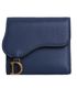 Christian Dior Saddle Lotus Wallet, front view